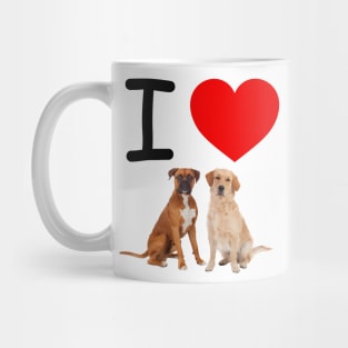 I HEART DOGS Mug